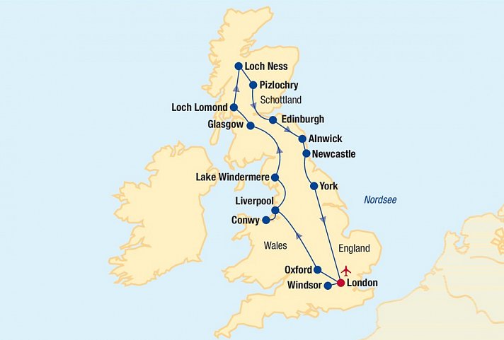 Großbritannien Rundreise (Kleingruppe)
