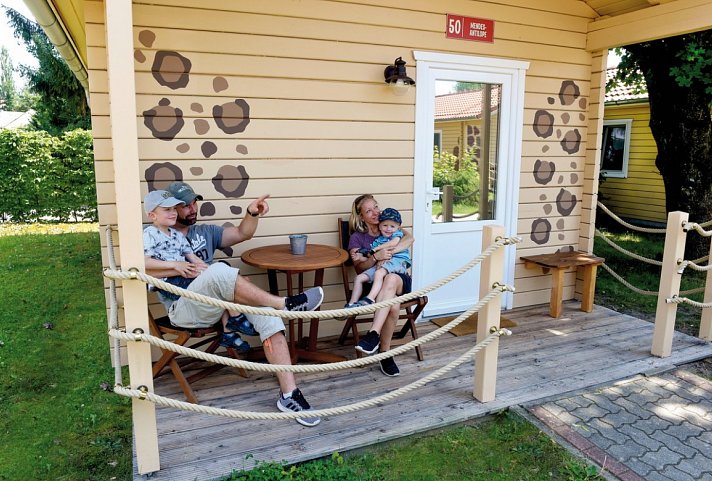 Serengeti Park Lodge - Wohnbeispiel Comfort Lodge (Zimmercodierungen UX4, XB4 & XG4)