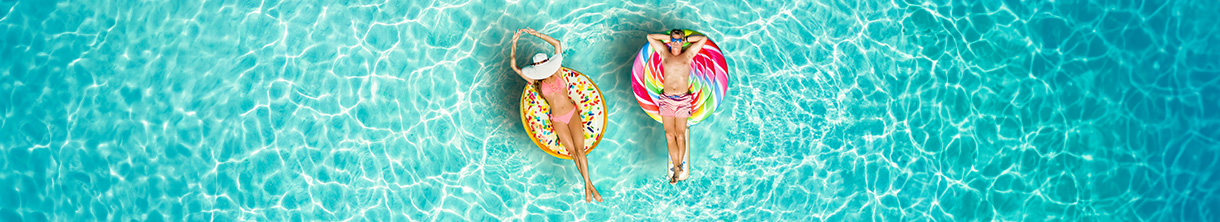 Badereisen und Badeurlaub