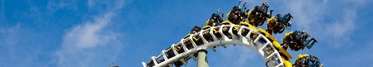 Achterbahn im Heide Park