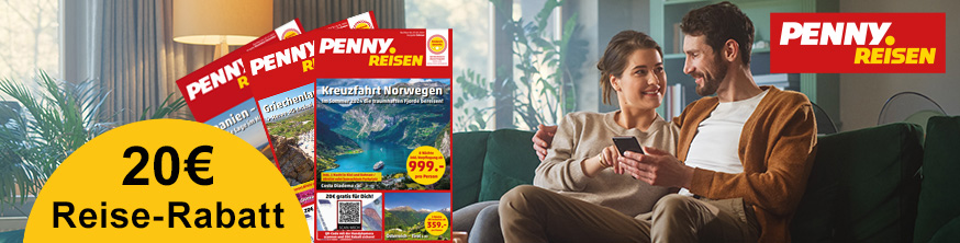 PENNY Reisen Newsletter Rabatt