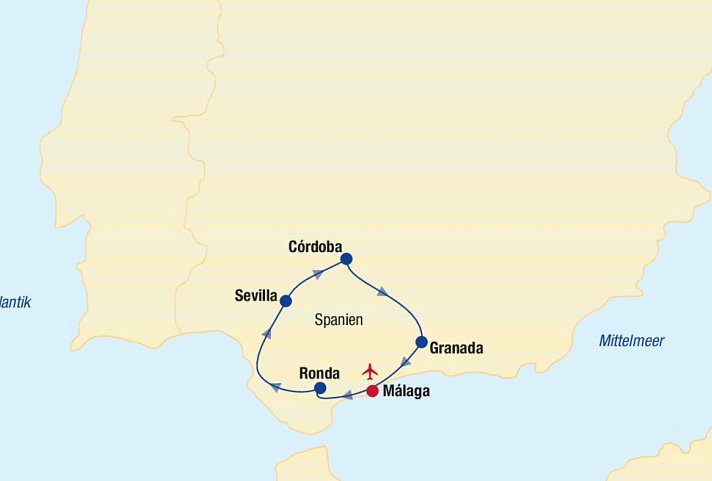 Andalusien Rundreise