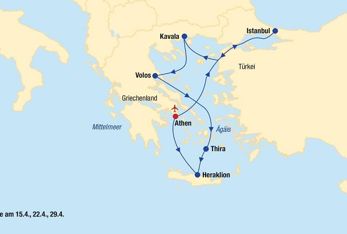 Kreuzfahrt Mittelmeer