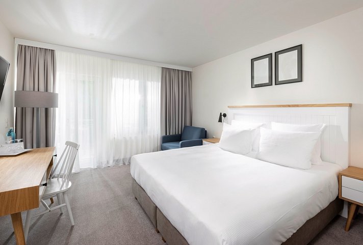 Ferienanlage Precise Resort Marina Wolfsbruch - Wohnbeispiel Doppelzimmer (Zimmercodierungen DB1, DC1 & DB9)