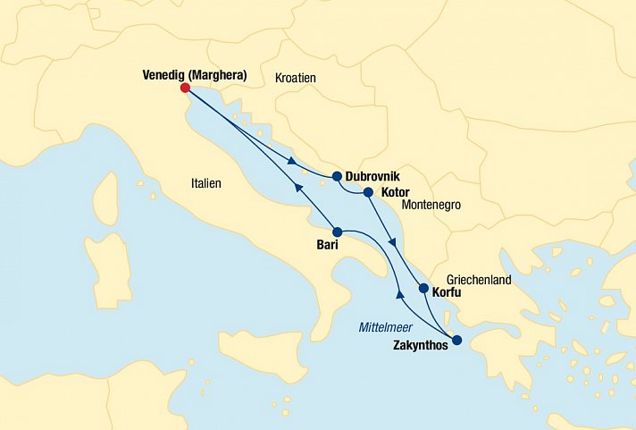 Kreuzfahrt MSC Lirica inkl. Vorprogramm