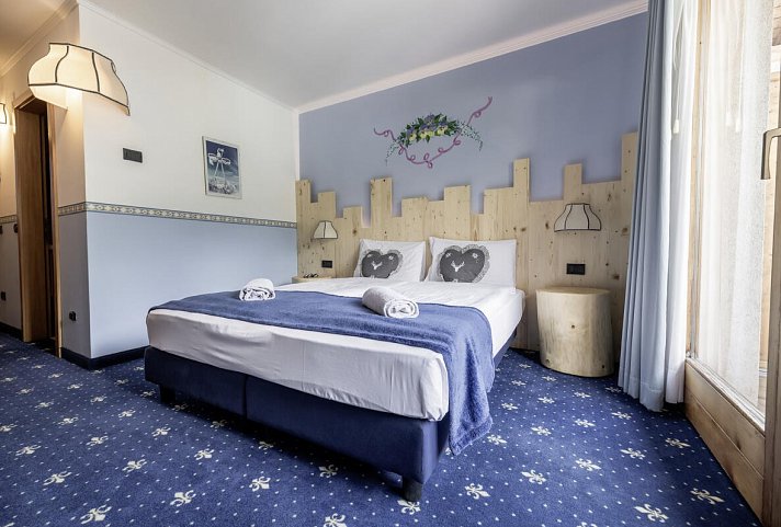 Hotel Gran Zebru - Wohnbeispiel Doppelzimmer Standard mit Balkon