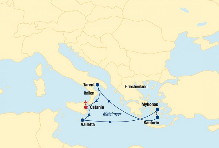 Kreuzfahrt Östliches Mittelmeer
