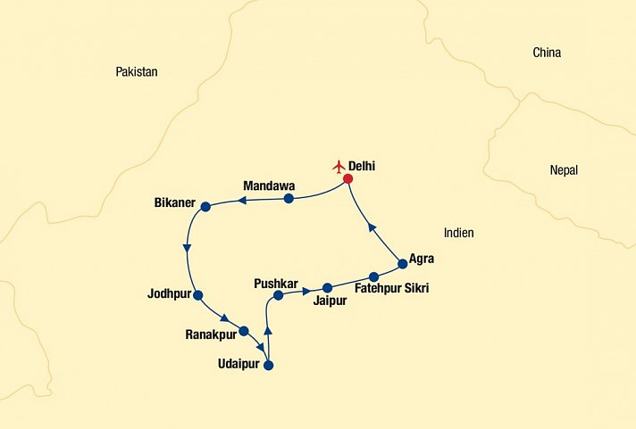 Indien Rundreise
