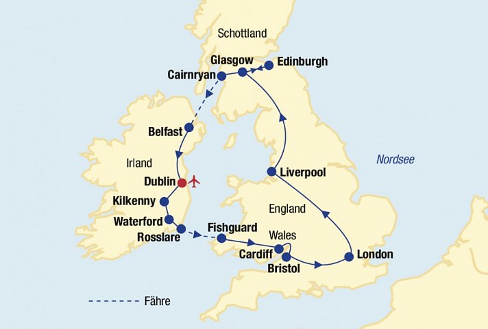 Britische Inseln Rundreise