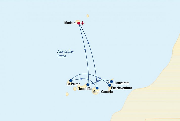 Kreuzfahrt Kanaren + Madeira