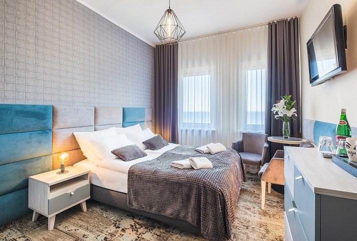 Max Health Resort SPA - Wohnbeispiel Doppelzimmer mit Meerblick