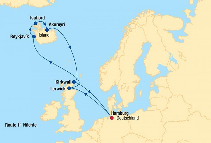 Kreuzfahrt Island