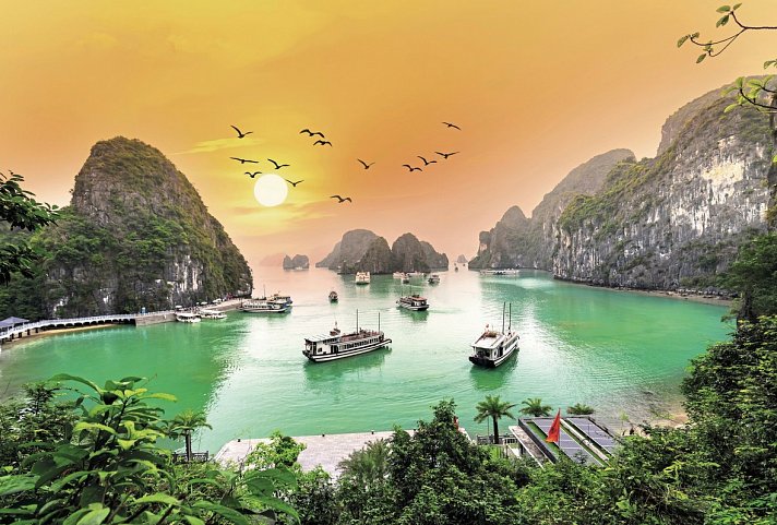 Vietnam Rundreise & Baden - Halong Bucht