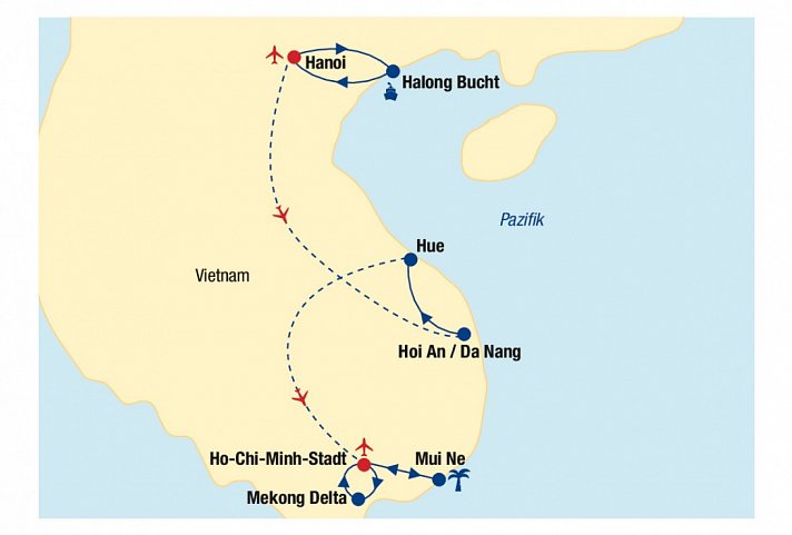 Vietnam Rundreise & Baden