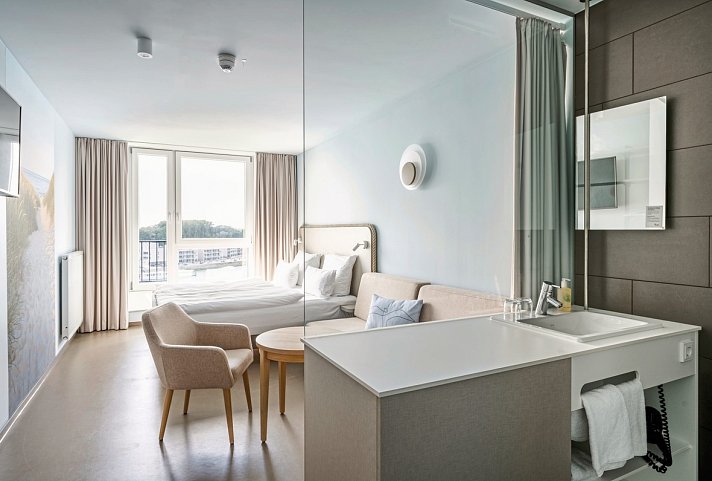aja Travemünde - Wohnbeispiel Doppelzimmer Traveblick (Zimmercodierung DB1)