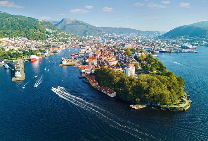 Kreuzfahrt Norwegen inkl. Bahn - Bergen