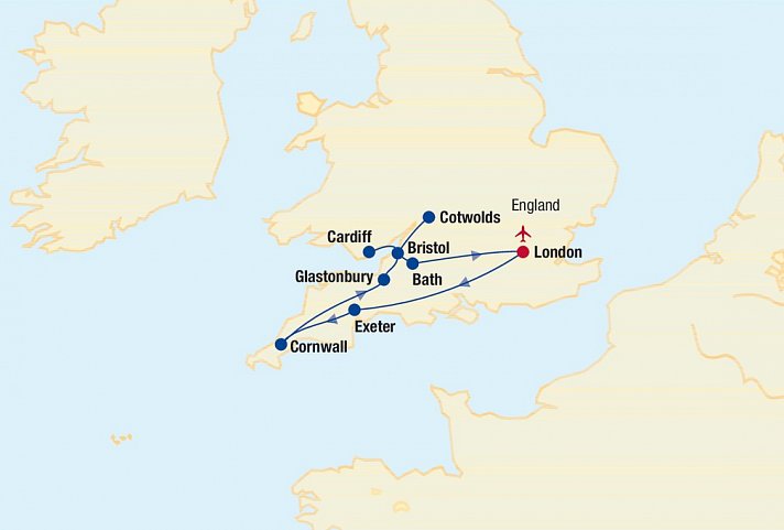 Südengland & Wales Rundreise