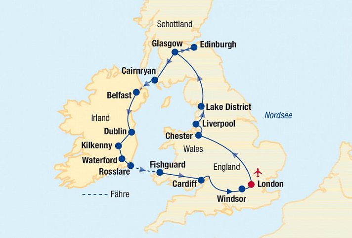 Britische Inseln Rundreise (ab London)