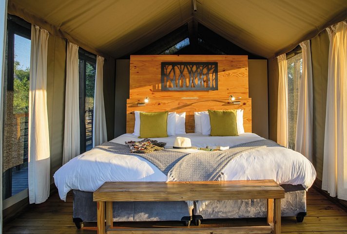 Südafrika & Mauritius Rundreise und Baden - Wohnbeispiel Standard Safarizelt