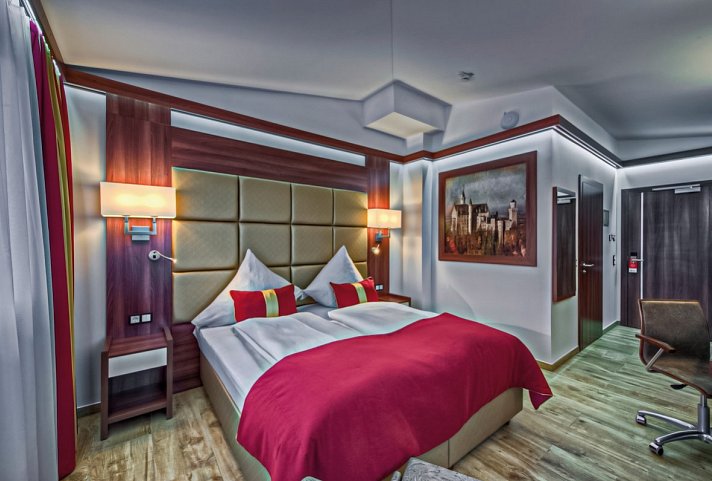 Best Western Plus Hotel Füssen - Wohnbeispiel Doppelzimmer (Zimmercodierungen DB1, DX1, DX2 & DX3)