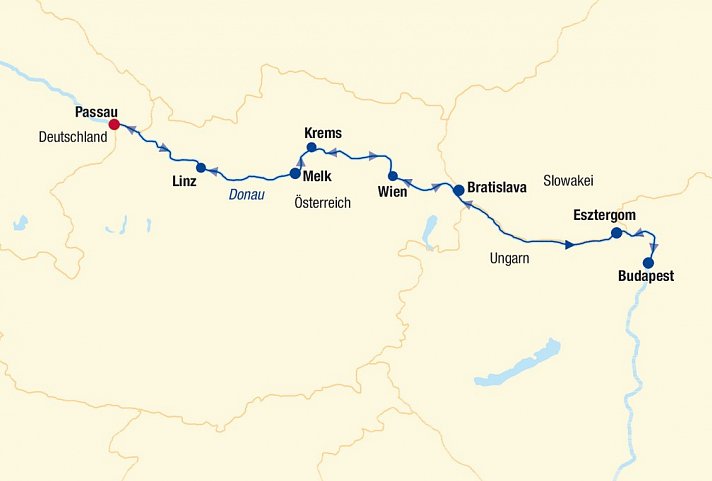 Flusskreuzfahrt Donau (Silvester)