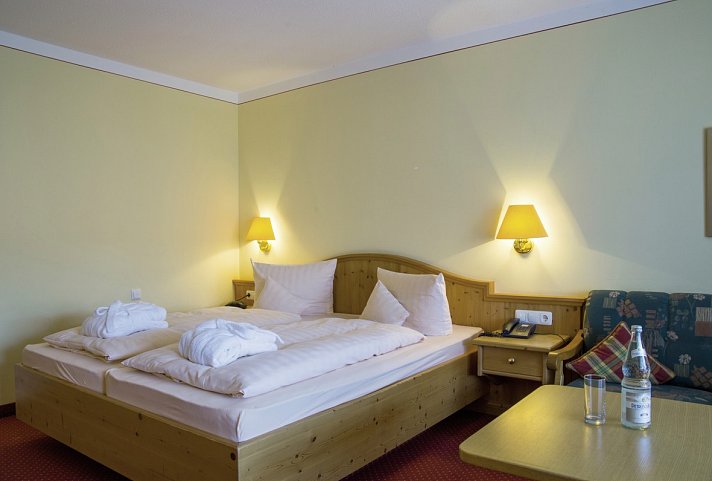 Hotel Resort Birkenhof - Wohnbeispiel Doppelzimmer Komfort (Zimmercodierung DF1)