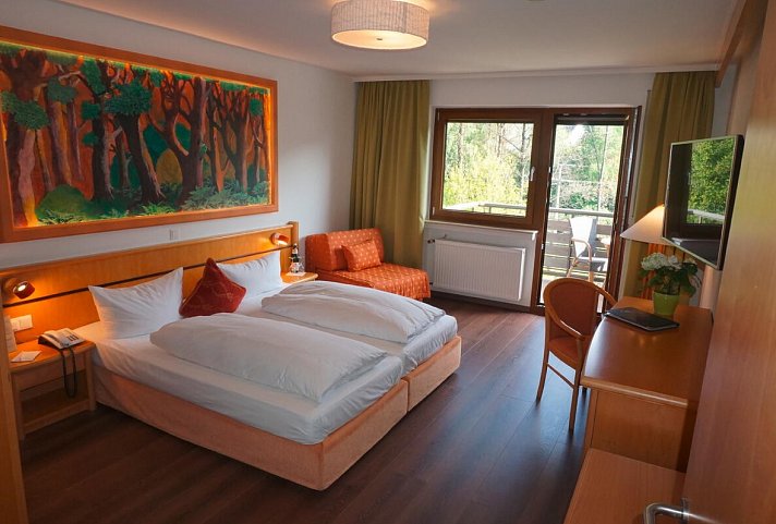 Landhotel Hochspessart - Wohnbeispiel Doppelzimmer (Zimmercodierung DB9)