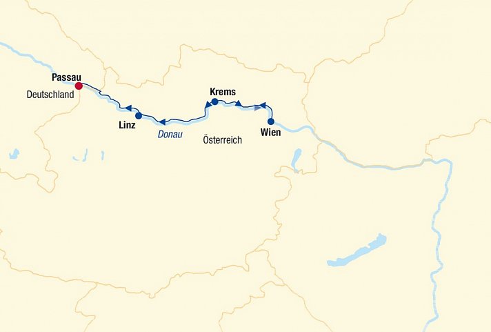 Flusskreuzfahrt Donau
