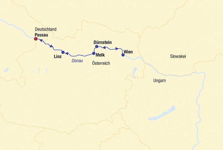 Flusskreuzfahrt Donau
