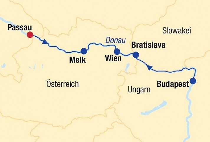 Flusskreuzfahrt Donau Festmomente