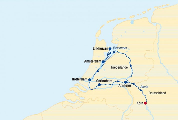 Flusskreuzfahrt Holland