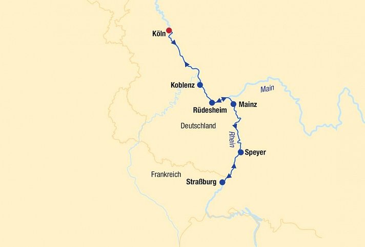 Flusskreuzfahrt Rhein im Advent