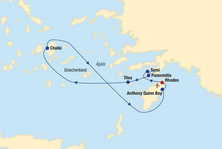 Segelkreuzfahrt Griechenland