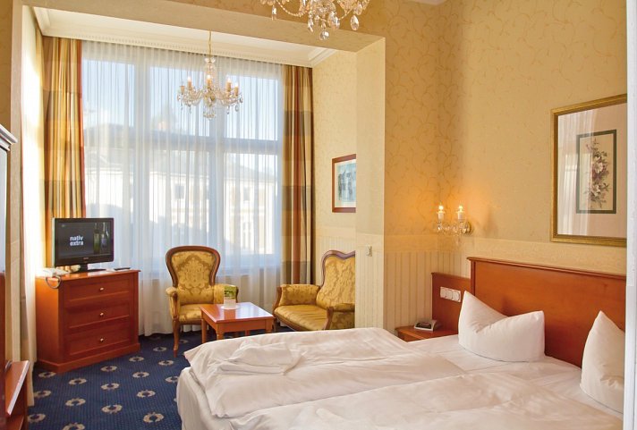 SEETELHOTEL Esplanade - Wohnbeispiel Doppelzimmer Landseite (Zimmercodierung DBL)