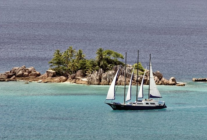 Seychellen - Boot & Hotel