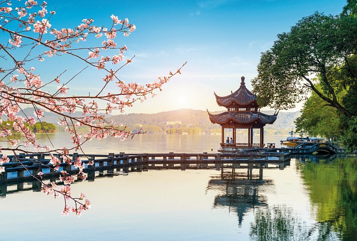 Busrundreise China + Kreuzfahrt Japan - Hangzhou, Westsee