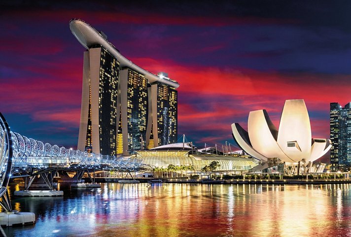 Singapur & Malaysia Rundreise - Skyline Singapur