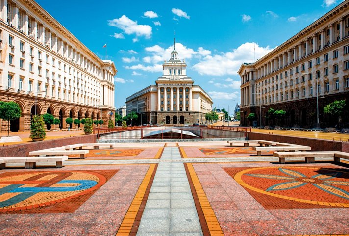 Balkan Rundreise - Architektonisches Ensemble in Sofia