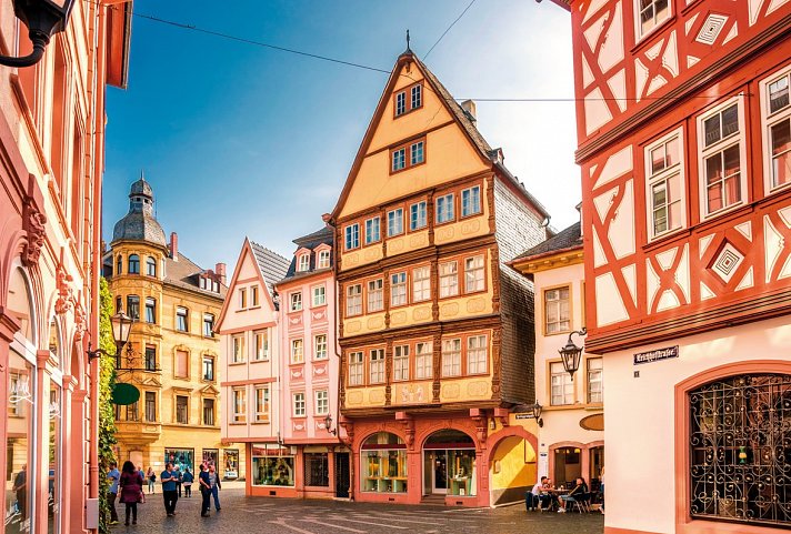 Flusskreuzfahrt Neckar, Rhein, Main - Mainz, historische Altstadt