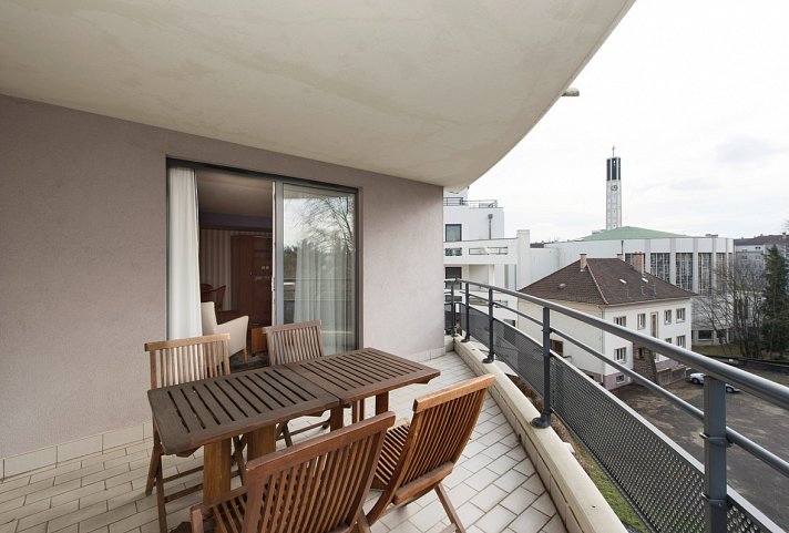 Hotel Le Jean-Sébastian Bach - Beispiel Deluxe Studio - Balkon