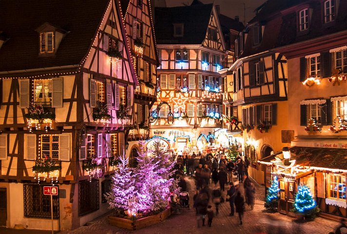 Advents-Roulette im Elsass - Colmar - Weihnachtsmarkt