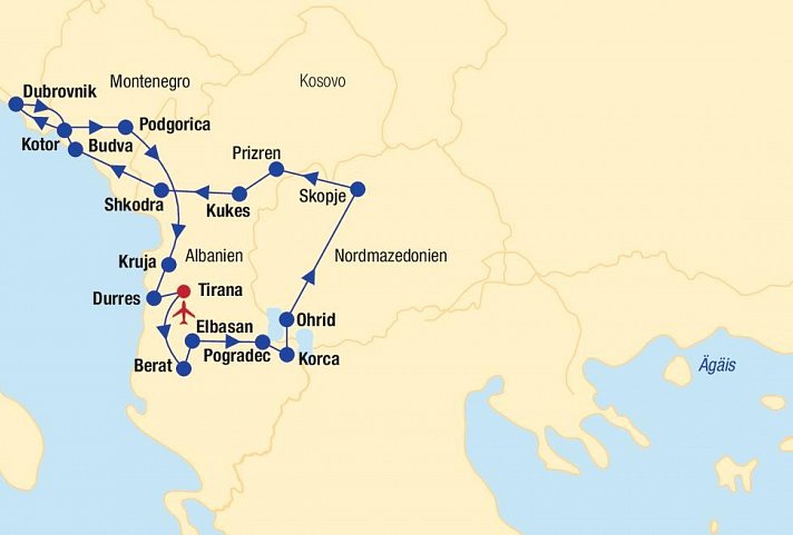 Balkan Rundreise