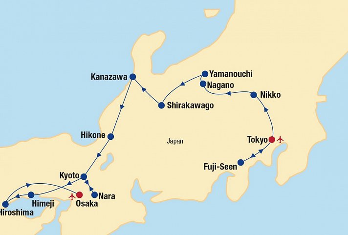 Japan Rundreise
