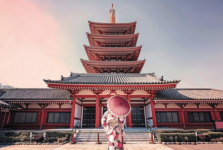 Japan Rundreise - Tokyo, Sensoji-Tempel