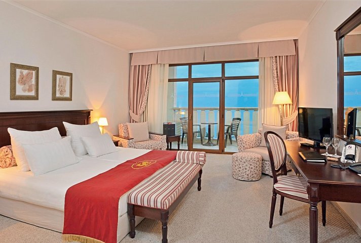Hotel Melia Grand Hermitage - Wohnbeispiel Doppelzimmer Meerblick (Zimmercodierungen DBM, DCM & DMM)