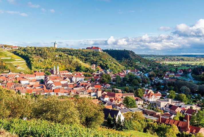 Hotel Himmelsscheibe & Hotel Schloss Nebra - Blick auf die Umgebung und den Ort