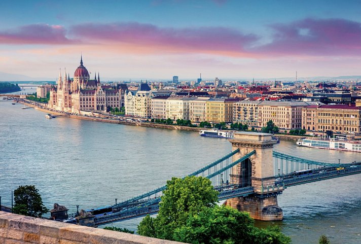 Flusskreuzfahrt Donau per Rad & Schiff bis Budapest