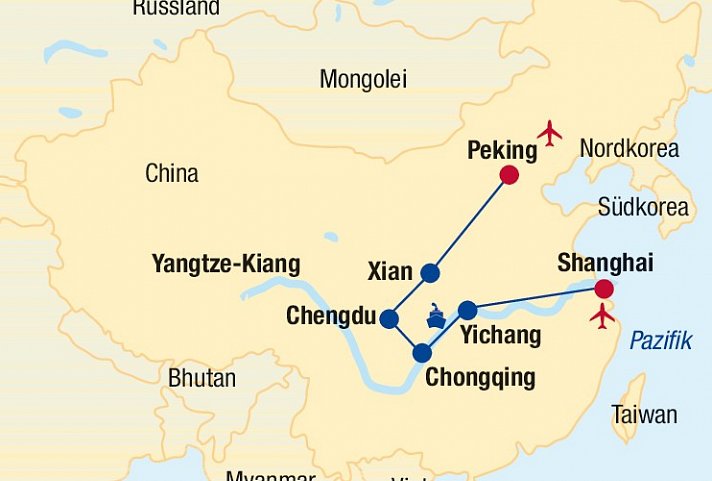 China Rundreise