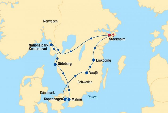 Südschweden Rundreise