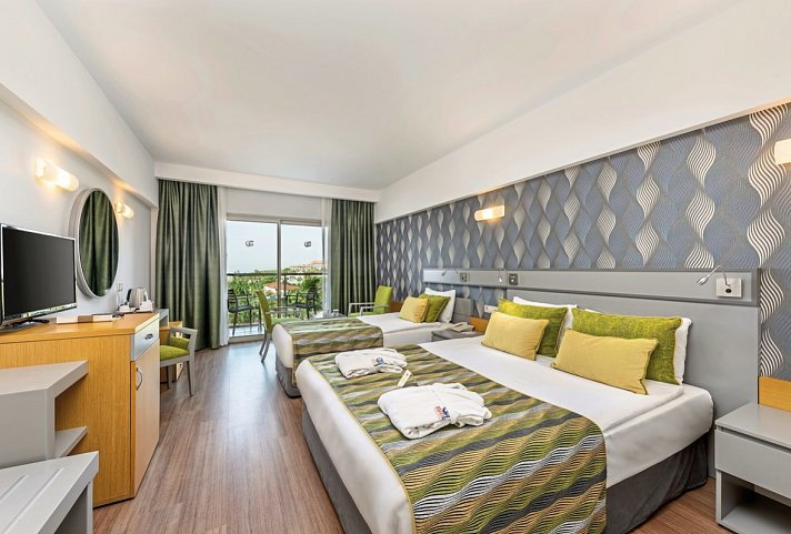 Sunis Hotel Kumköy Beach Resort - Wohnbeispiel Doppelzimmer Haupthaus (Zimmercodierungen DBU & DCU)